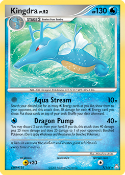 Kingdra, Legends Awakened #7, Pokémon TCG card
