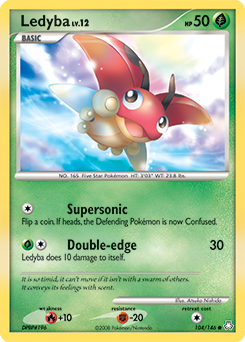 Ledyba, Legends Awakened #104, Pokémon TCG card