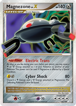Magnezone LV.X, Legends Awakened #142, Pokémon TCG card