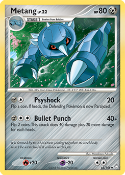 Metang, Legends Awakened #65, Pokémon TCG card