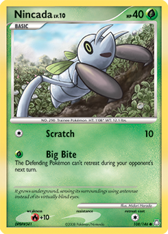 Nincada, Legends Awakened #108, Pokémon TCG card