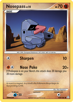 Nosepass, Legends Awakened #109, Pokémon TCG card
