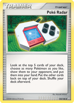 Poké Radar, Legends Awakened #133, Pokémon TCG card