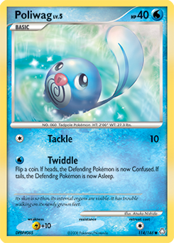 Poliwag, Legends Awakened #114, Pokémon TCG card