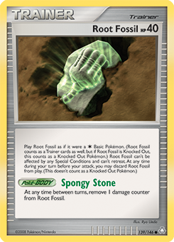 Root Fossil, Legends Awakened #139, Pokémon TCG card