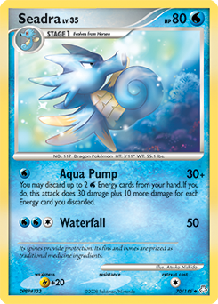 Seadra, Legends Awakened #70, Pokémon TCG card