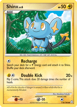 Shinx, Legends Awakened #118, Pokémon TCG card