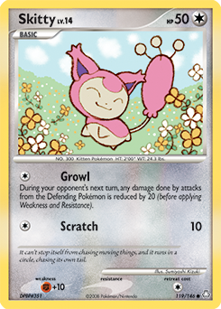 Skitty, Legends Awakened #119, Pokémon TCG card