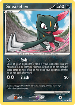 Sneasel, Legends Awakened #120, Pokémon TCG card