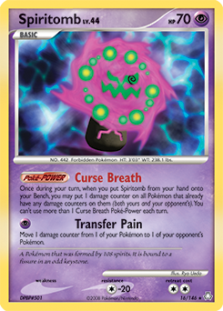 Spiritomb, Legends Awakened #16, Pokémon TCG card