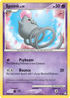 Spoink, Legends Awakened #121, Pokémon TCG card