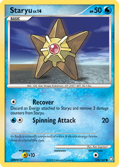 Staryu, Legends Awakened #122, Pokémon TCG card
