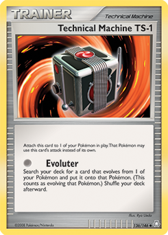Technical Machine TS-1, Legends Awakened #136, Pokémon TCG card