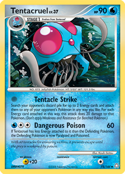 Tentacruel, Legends Awakened #75, Pokémon TCG card