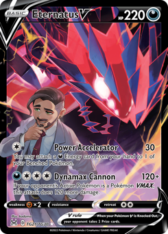 Eternatus V, Lost Origin Trainer Gallery #TG21, Pokémon TCG card