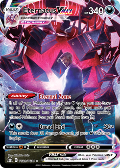 Eternatus VMAX, Lost Origin Trainer Gallery #TG22, Pokémon TCG card