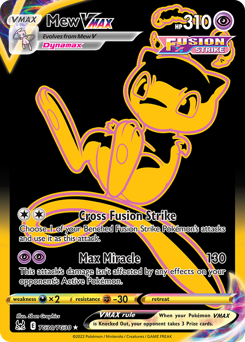 Mew VMAX, Lost Origin Trainer Gallery #TG30, Pokémon TCG card