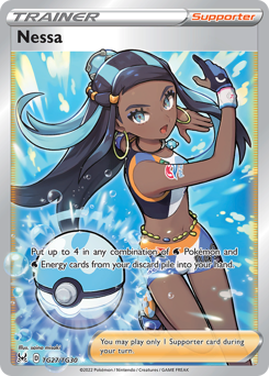 Nessa, Lost Origin Trainer Gallery #TG27, Pokémon TCG card