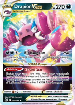 Drapion VSTAR, Lost Origin #119, Pokémon TCG card