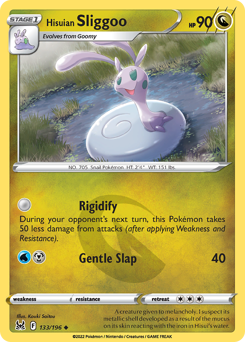 Hisuian Sliggoo, Lost Origin #133, Pokémon TCG card