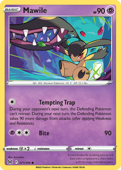 Mawile, Lost Origin #71, Pokémon TCG card