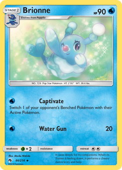 Brionne, Lost Thunder #66, Pokémon TCG card