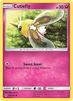 Cutiefly, Lost Thunder #145, Pokémon TCG card