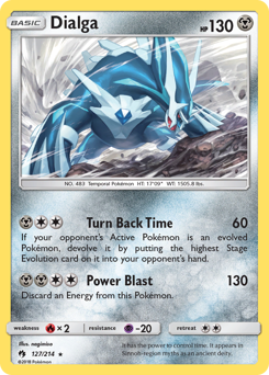 Dialga, Lost Thunder #127, Pokémon TCG card