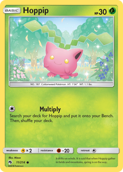 Hoppip, Lost Thunder #11, Pokémon TCG card