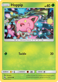 Hoppip, Lost Thunder #12, Pokémon TCG card