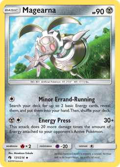 Magearna, Lost Thunder #131, Pokémon TCG card