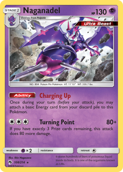 Naganadel, Lost Thunder #108, Pokémon TCG card