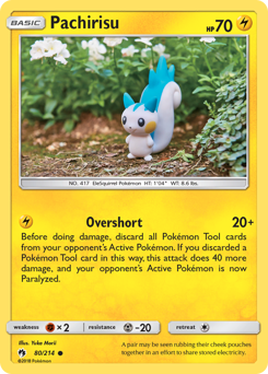 Pachirisu, Lost Thunder #80, Pokémon TCG card