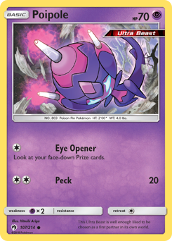 Poipole, Lost Thunder #107, Pokémon TCG card