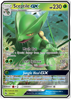 Sceptile-GX, Lost Thunder #22, Pokémon TCG card