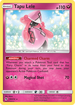 Tapu Lele, Lost Thunder #150, Pokémon TCG card