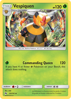 Vespiquen, Lost Thunder #32, Pokémon TCG card