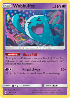 Wobbuffet, Lost Thunder #93, Pokémon TCG card