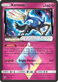 Xerneas ◇, Lost Thunder #144, Pokémon TCG card