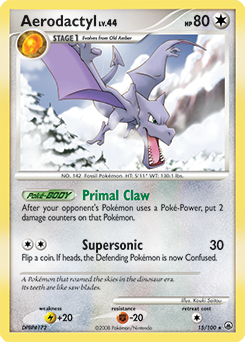 Aerodactyl, Majestic Dawn #15, Pokémon TCG card