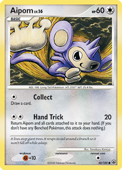Aipom, Majestic Dawn #50, Pokémon TCG card