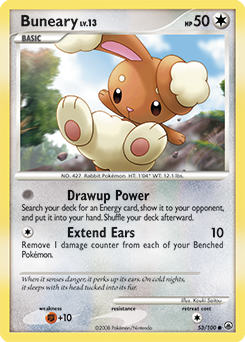 Buneary, Majestic Dawn #53, Pokémon TCG card