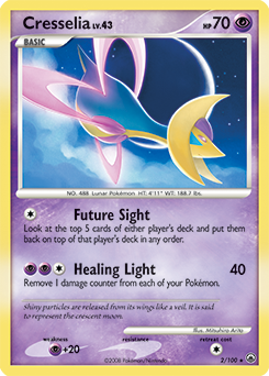 Cresselia, Majestic Dawn #2, Pokémon TCG card