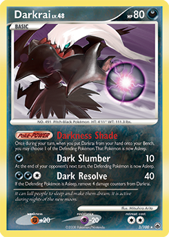Darkrai, Majestic Dawn #3, Pokémon TCG card