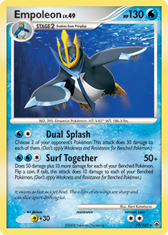 Empoleon, Majestic Dawn #17, Pokémon TCG card