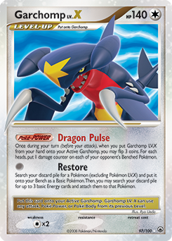Garchomp LV.X, Majestic Dawn #97, Pokémon TCG card