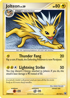 Jolteon, Majestic Dawn #23, Pokémon TCG card