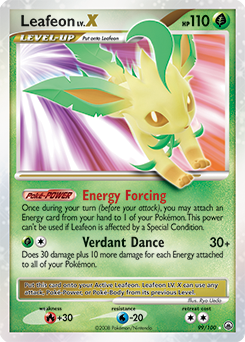 Leafeon LV.X, Majestic Dawn #99, Pokémon TCG card