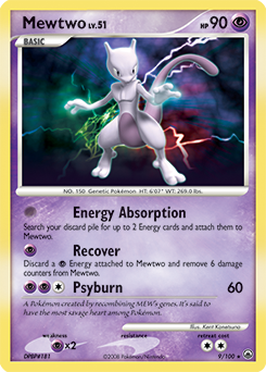 Mewtwo, Majestic Dawn #9, Pokémon TCG card