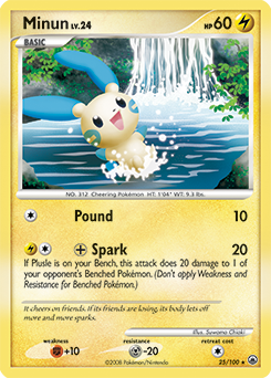 Minun, Majestic Dawn #25, Pokémon TCG card